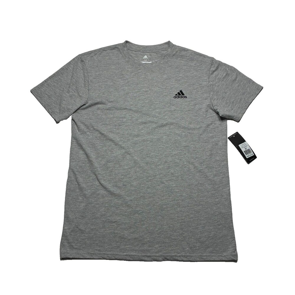 Adidas Men's Cotton T-Shirt - Gray, M